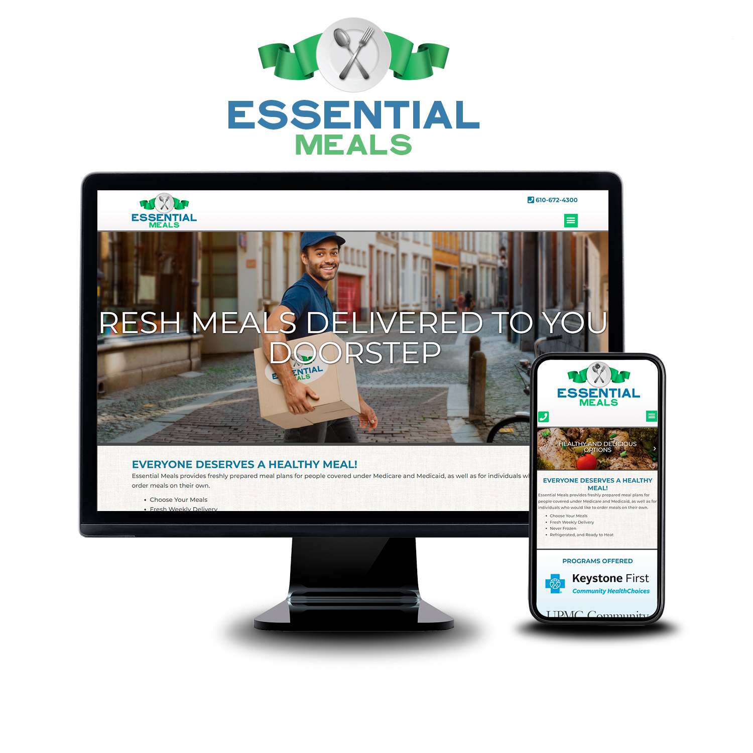 Website Essential Meals